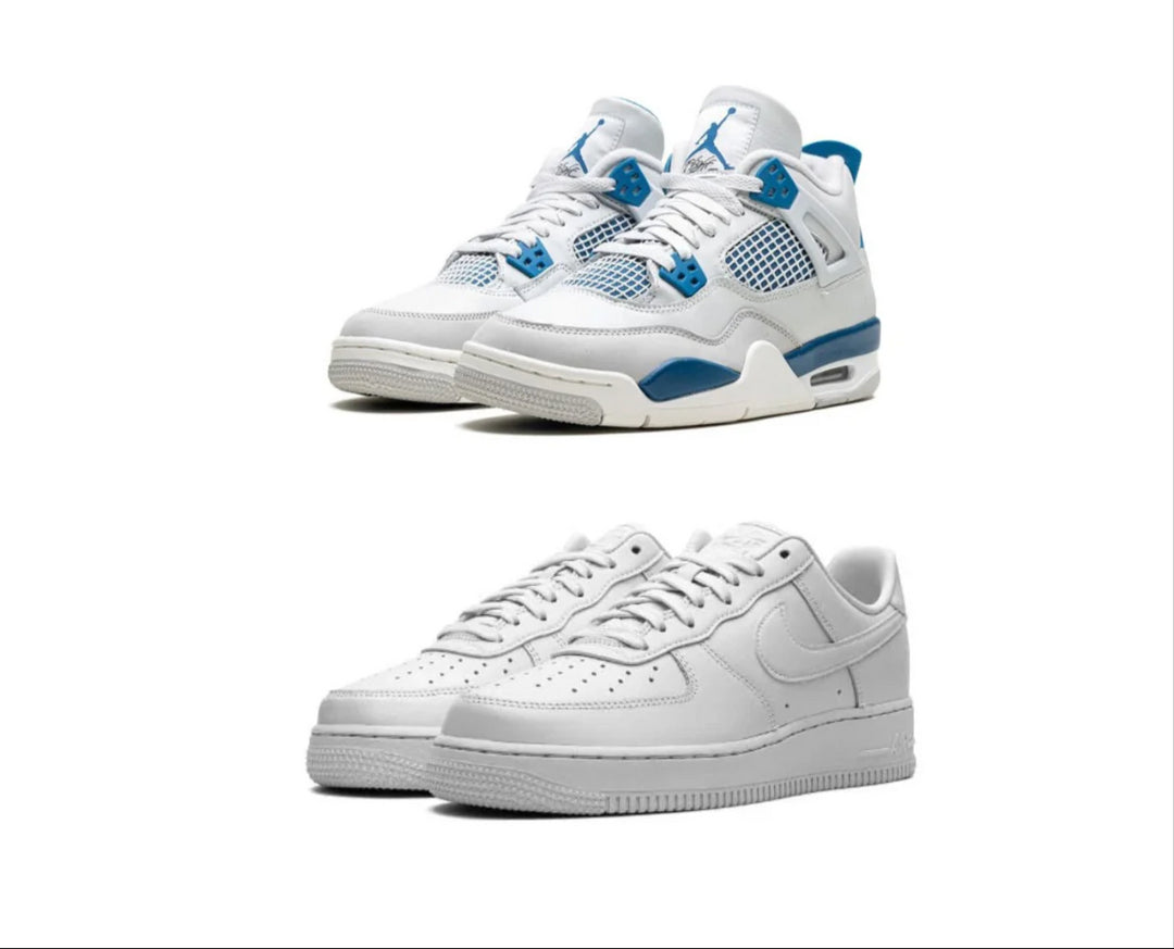 Air Jordan 4 “Military Blue” x AirForce 1