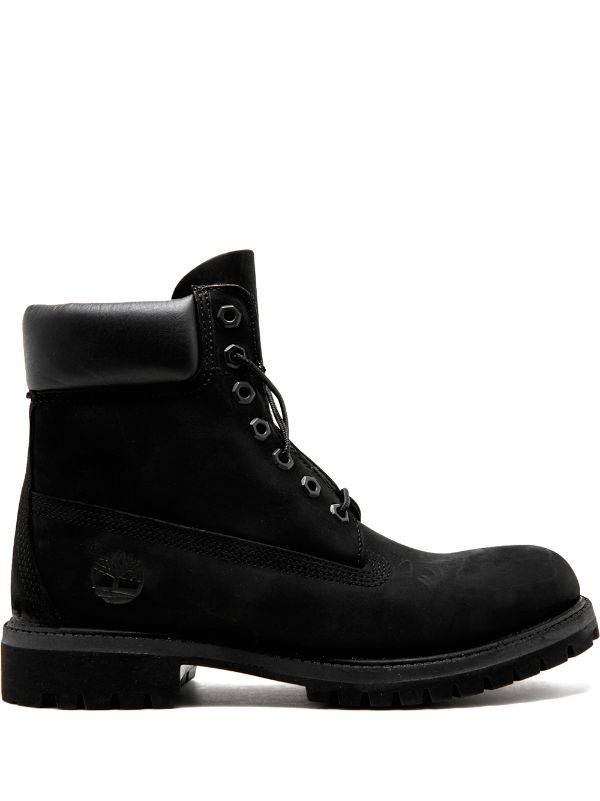 Timberland lace-up leather boots black