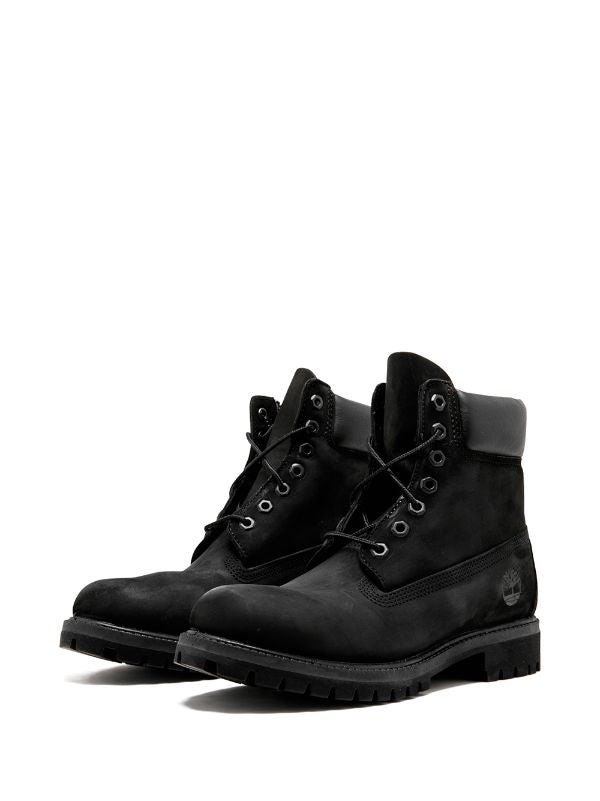 Timberland lace-up leather boots black